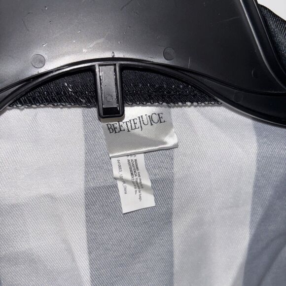 Beetlejuice Women Halloween Costume Small 2-4 Party Gothic (MISSING PANTS) NIP - Picture 4 of 13